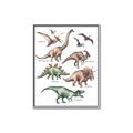 Picture of World of Dinos  _GroupedProduct_Rectangle_Portrait_Canvas_Framed_