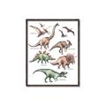 Picture of World of Dinos  _GroupedProduct_Rectangle_Portrait_Canvas_Framed_