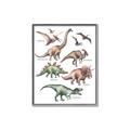 Picture of World of Dinos  _GroupedProduct_Rectangle_Portrait_Canvas_Framed_