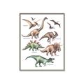 Picture of World of Dinos  _GroupedProduct_Rectangle_Portrait_Canvas_Framed_