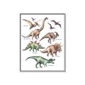 Picture of World of Dinos  _GroupedProduct_Rectangle_Portrait_Canvas_Framed_