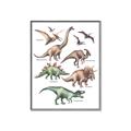 Picture of World of Dinos  _GroupedProduct_Rectangle_Portrait_Canvas_Framed_