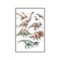 Picture of World of Dinos  _GroupedProduct_Rectangle_Portrait_Canvas_Framed_