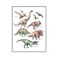 Picture of World of Dinos  _GroupedProduct_Rectangle_Portrait_Canvas_Framed_
