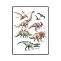 Picture of World of Dinos  _GroupedProduct_Rectangle_Portrait_Canvas_Framed_