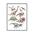 Picture of World of Dinos  _GroupedProduct_Rectangle_Portrait_Canvas_Framed_