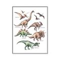 Picture of World of Dinos  _GroupedProduct_Rectangle_Portrait_Canvas_Framed_