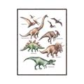 Picture of World of Dinos  _GroupedProduct_Rectangle_Portrait_Canvas_Framed_