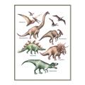 Picture of World of Dinos  _GroupedProduct_Rectangle_Portrait_Canvas_Framed_
