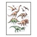Picture of World of Dinos  _GroupedProduct_Rectangle_Portrait_Canvas_Framed_