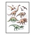Picture of World of Dinos  _GroupedProduct_Rectangle_Portrait_Canvas_Framed_