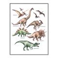 Picture of World of Dinos  _GroupedProduct_Rectangle_Portrait_Canvas_Framed_