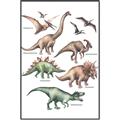 Picture of World of Dinos  _GroupedProduct_Rectangle_Portrait_Canvas_Framed_