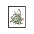 Picture of Wild Dinosaurs _GroupedProduct_Rectangle_Portrait_Canvas_Framed_