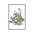 Picture of Wild Dinosaurs _GroupedProduct_Rectangle_Portrait_Canvas_Framed_