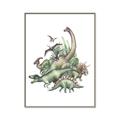 Picture of Wild Dinosaurs _GroupedProduct_Rectangle_Portrait_Canvas_Framed_