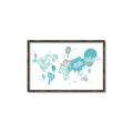 Picture of Hot Air Balloon Map  _GroupedProduct_Rectangle_Landscape_Canvas_Framed_