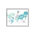 Picture of Hot Air Balloon Map  _GroupedProduct_Rectangle_Landscape_Canvas_Framed_