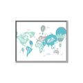 Picture of Hot Air Balloon Map  _GroupedProduct_Rectangle_Landscape_Canvas_Framed_