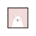 Picture of Pinky Llama  _GroupedProduct_Square_Mini_ _GroupedProduct_Square_Canvas_Framed_
