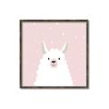 Picture of Pinky Llama  _GroupedProduct_Square_Mini_ _GroupedProduct_Square_Canvas_Framed_