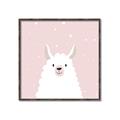 Picture of Pinky Llama  _GroupedProduct_Square_Mini_ _GroupedProduct_Square_Canvas_Framed_