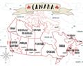 Picture of Canada Map  _GroupedProduct_Rectangle_Landscape_Unframed_Print_Only_