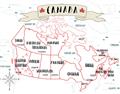 Picture of Canada Map  _GroupedProduct_Rectangle_Landscape_Unframed_Print_Only_