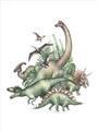 Picture of Wild Dinosaurs _GroupedProduct_Rectangle_Portrait_Unframed_Print_Only_
