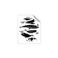 Picture of Ocean Life Black and White _GroupedProduct_Rectangle_Portrait_Unframed_Print_Only_