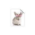 Picture of Floral In Front Bunny _GroupedProduct_Rectangle_Portrait_Unframed_Print_Only_