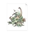 Picture of Wild Dinosaurs _GroupedProduct_Rectangle_Portrait_Unframed_Print_Only_
