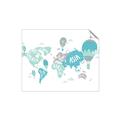 Picture of Hot Air Balloon Map  _GroupedProduct_Rectangle_Landscape_Unframed_Print_Only_