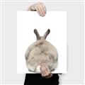 Picture of Behind Bunny _GroupedProduct_Rectangle_Portrait_Canvas_