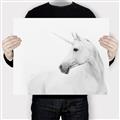 Picture of Sophisticated Unicorn neutral _GroupedProduct_Rectangle_Landscape_Canvas_