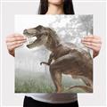 Picture of Trex in the Woods _GroupedProduct_Square_Canvas_