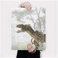 Picture of Forest Dino II _GroupedProduct_Rectangle_Portrait_Canvas_