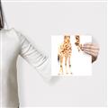 Picture of Bending over Giraffe _GroupedProduct_Square_Canvas_
