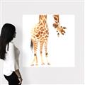 Picture of Bending over Giraffe _GroupedProduct_Square_Canvas_