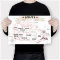 Picture of Canada Map  _GroupedProduct_Rectangle_Landscape_Canvas_