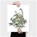 Picture of Wild Dinosaurs _GroupedProduct_Rectangle_Portrait_Canvas_