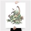 Picture of Wild Dinosaurs _GroupedProduct_Rectangle_Portrait_Canvas_