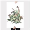 Picture of Wild Dinosaurs _GroupedProduct_Rectangle_Portrait_Canvas_