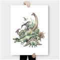 Picture of Wild Dinosaurs _GroupedProduct_Rectangle_Portrait_Canvas_