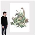 Picture of Wild Dinosaurs _GroupedProduct_Rectangle_Portrait_Canvas_