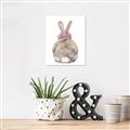 Picture of Behind Bunny with Flowers _GroupedProduct_Rectangle_Portrait_Canvas_