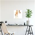Picture of Bending over Giraffe _GroupedProduct_Square_Canvas_