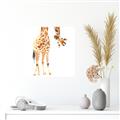 Picture of Bending over Giraffe _GroupedProduct_Square_Canvas_
