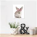 Picture of Floral In Front Bunny _GroupedProduct_Rectangle_Portrait_Canvas_