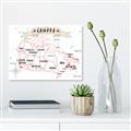 Picture of Canada Map  _GroupedProduct_Rectangle_Landscape_Canvas_